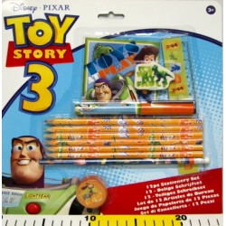 ZESTAW SZK. PIÓRO, KREDKI 'TOY STORY' -12el na blistrze - 1