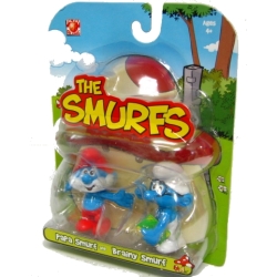 SMURFS ZESTAW PODWÓJNY -FIGURKA+ na blistrze - 6