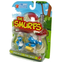 SMURFS ZESTAW PODWÓJNY -FIGURKA+ na blistrze - 15