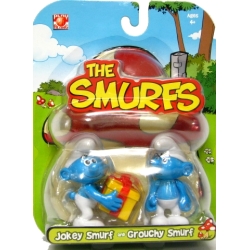 SMURFS ZESTAW PODWÓJNY -FIGURKA+ na blistrze - 2