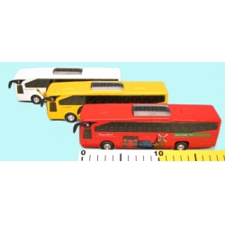 AUTOBUS METALOWY TURYSTYCZNY 18cm pull-back - 1