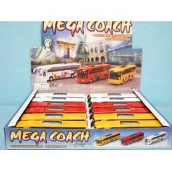 AUTOBUS METALOWY TURYSTYCZNY 18cm pull-back - 5