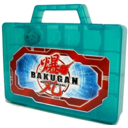 SKRZYNKA NA BAKUGANY I KARTY -24 PRZEGRÓDKI, Z JEDNYM BAKUGANEM - 6