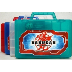 SKRZYNKA NA BAKUGANY I KARTY -24 PRZEGRÓDKI, Z JEDNYM BAKUGANEM - 1