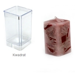 FORMA DO ŚWIECZEK - KWADRAT - 1