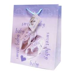 Torba papierowa 1 szt. wzory świąteczne lub całoroczne 22x17cm - 18