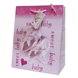 Torba papierowa 1 szt. wzory świąteczne lub całoroczne 22x17cm - 5