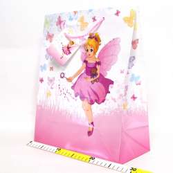 Torba papierowa 1 szt. wzory świąteczne lub całoroczne 32x26cm - 17