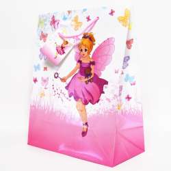 Torba papierowa 1 szt. wzory świąteczne lub całoroczne 32x26cm - 19