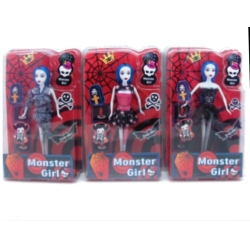 LALKA MONSTER GIRL 30cm -CZERWONE OPAKOWANIE - 5