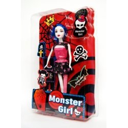 LALKA MONSTER GIRL 30cm -CZERWONE OPAKOWANIE