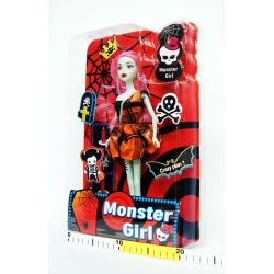 LALKA MONSTER GIRL 30cm -CZERWONE OPAKOWANIE - 4
