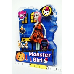 LALKA MONSTER GIRL 30cm -NIEBIESKIE OPAKOWANIE - 1