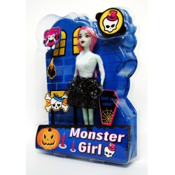 LALKA MONSTER GIRL 30cm -NIEBIESKIE OPAKOWANIE - 2