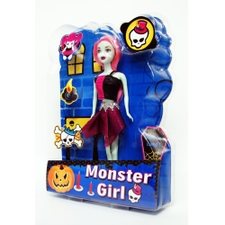 LALKA MONSTER GIRL 30cm -NIEBIESKIE OPAKOWANIE - 3