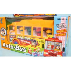 AUTOBUS KOLOROWY Z PASAŻERAMI Z MUZYKĄ w pudełku - 3