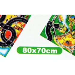 MATA STRAŻ+POJAZDY 80x70cm -FIZELINA Z NADRUKIEM-PUDEŁKO - 3