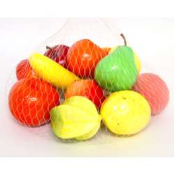 Owoce styropianowe 12szt. w siatce - 1