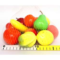Owoce styropianowe 12szt. w siatce - 2