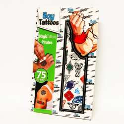 Tatuaże kolorowe 23x15cm -2 listki wzory chłopięce - 2