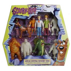 FIGURKI 'SCOOBY-DOO' 10 FIGUREK WIELKI ZESTAW w pudełku - 1