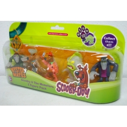 FIGURKI 'SCOOBY-DOO'-5szt.ŚWIECĄCE W CIEMNOŚCI -blister (3437) - 1