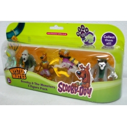 FIGURKI 'SCOOBY-DOO'-5szt.ŚWIECĄCE W CIEMNOŚCI -blister (3437) - 2