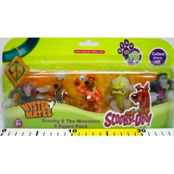 FIGURKI 'SCOOBY-DOO'-5szt.ŚWIECĄCE W CIEMNOŚCI -blister (3437) - 3