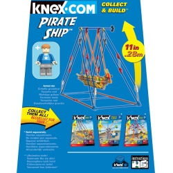 K'NEX WESOŁE MIASTECZKO STATEK PIRACKI 201el. 28cm +7lat (11723) - 2