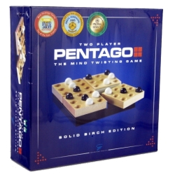 GRA 'PENTAGO' BLUE-BOX DREWNIANA -TYLKO 5 KUL W 1 RZĘDZI (GXP-520956) - 1