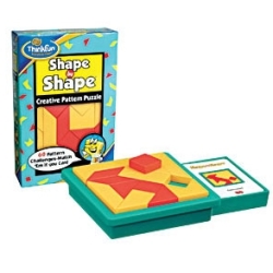 GRA ThinkFun SHAPE BY. SHAPE GRA LOGICZNA -60 KART ZADAŃ (GXP-501054) - 2