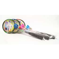 Badminton metalowy +lotka z dużą kulką -w siatce - 1