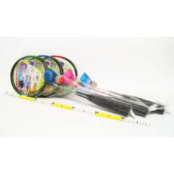 Badminton metalowy +lotka z dużą kulką -w siatce - 2
