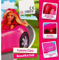 Samochód dla lalki różowy 'Beauty' w pudełku 40x20x20cm - 3