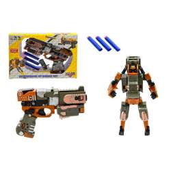Transformer Robot -pistolet z miękkimi nabojami, w pud. - 1