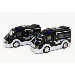 Samochód plastikowy Police ambulans +dźwięk,światło 17cm - 1