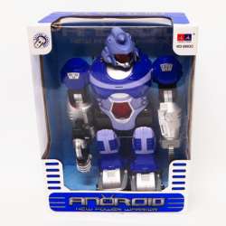Robot 'ANDROID' chodzi, świeci, wydaje dźwięki, pud.28cm - 4