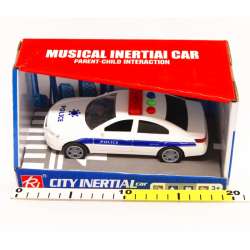 Samochód Policja osobowy -3 przyciski, dźwięki, 15cm - 3