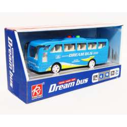 Autobus plastikowy -3 przyciski z dźwiękami 16cm Travel - 1