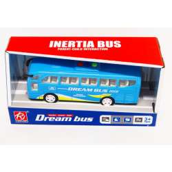 Autobus plastikowy -3 przyciski z dźwiękami 16cm Travel - 2
