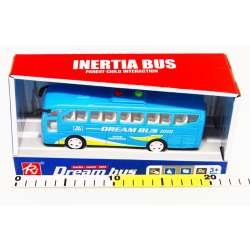 Autobus plastikowy -3 przyciski z dźwiękami 16cm Travel - 3