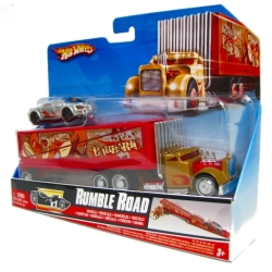HOT WHEELS C0628 TRANSPORTER -CIĘŻARÓWKA Z POJAZDEM (GXP-498549) - 6