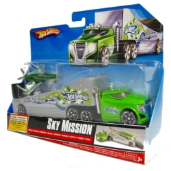 HOT WHEELS C0628 TRANSPORTER -CIĘŻARÓWKA Z POJAZDEM (GXP-498549) - 1