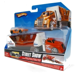 HOT WHEELS C0628 TRANSPORTER -CIĘŻARÓWKA Z POJAZDEM (GXP-498549) - 4