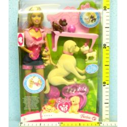 BARBIE M4215 - LALKA TAFFY I SZCZENIAK - 5