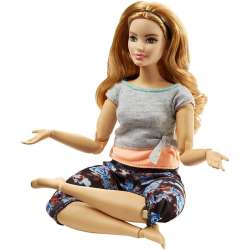 Mattel Lalka Barbie Made to move - ruda (GXP-647343) - 2