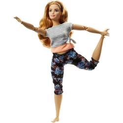 Mattel Lalka Barbie Made to move - ruda (GXP-647343) - 3