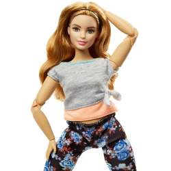 Mattel Lalka Barbie Made to move - ruda (GXP-647343) - 5