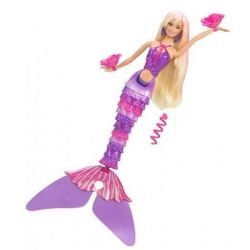 BARBIE R4151 PODWODNA TANCERKA ZMIENIA KOL.,PŁYWA FIOLET - 2