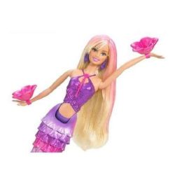 BARBIE R4151 PODWODNA TANCERKA ZMIENIA KOL.,PŁYWA FIOLET - 3